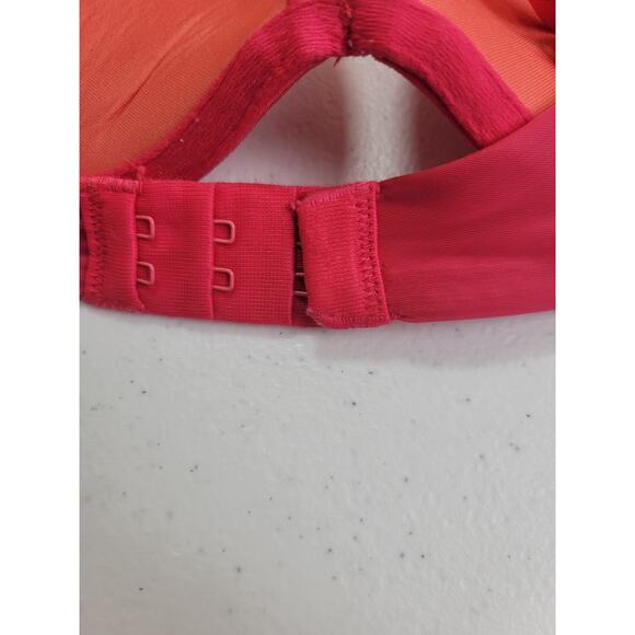 Maidenform Underwire Push Up Bra One Fab Fit Pink Orange Full Coverage Size 34A - Picture 5 of 6